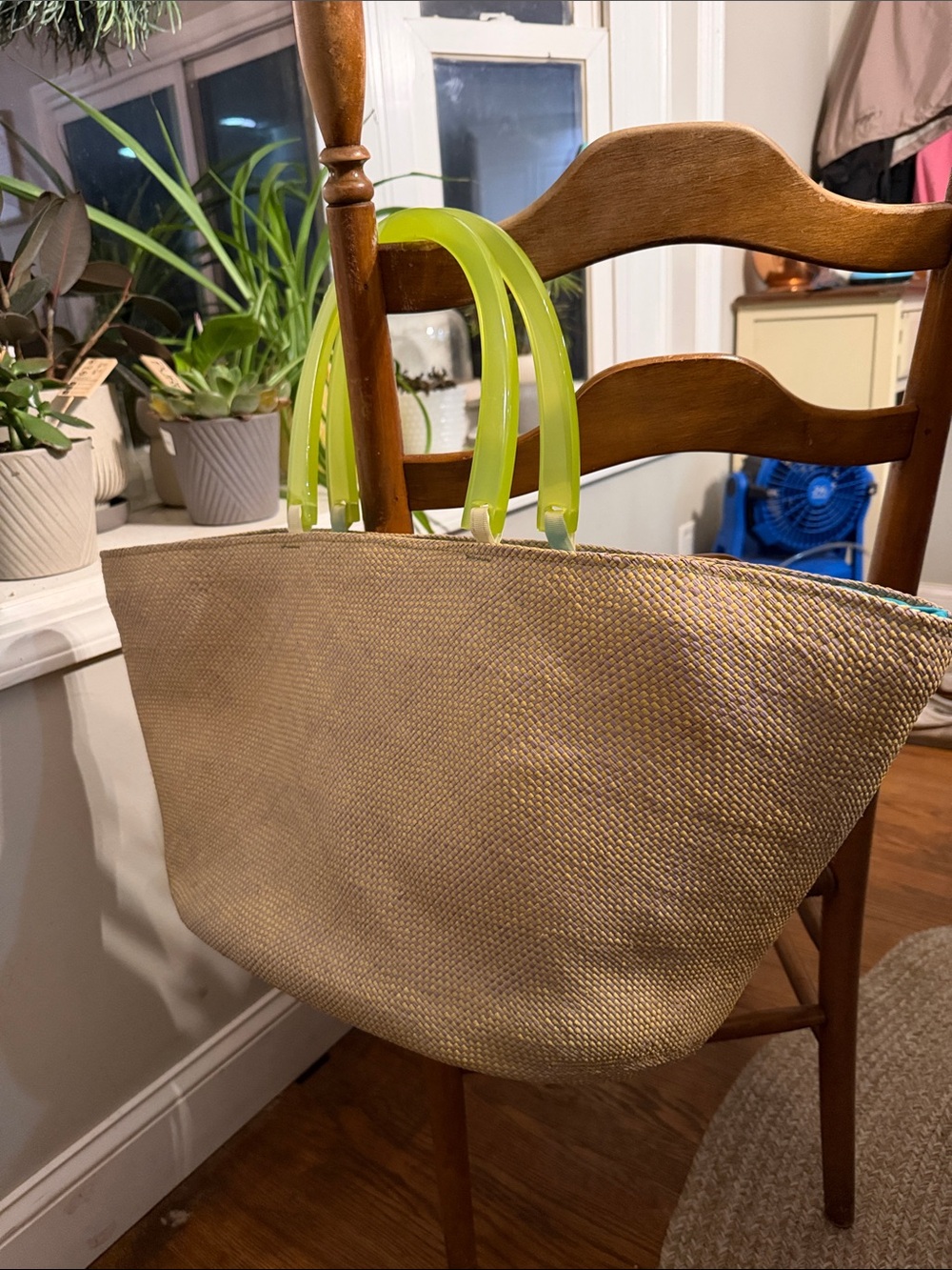 Woven Andrea Stuart New York summer beach bag